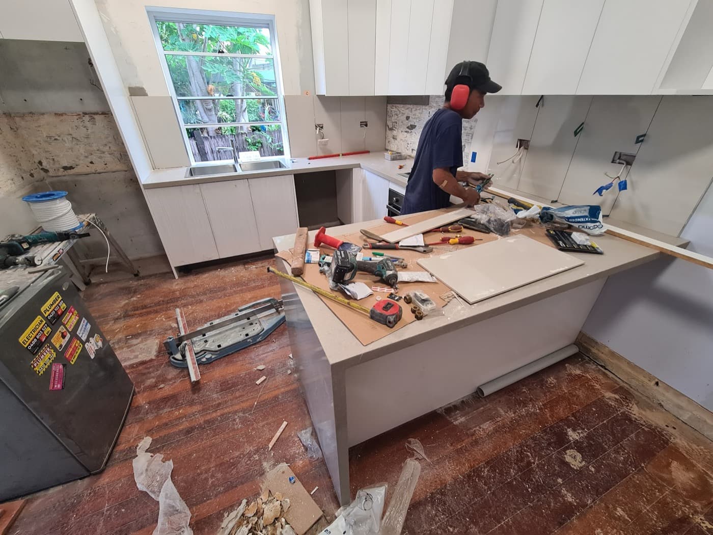 Chris's kitchen renovation — Kitchen — mid-build