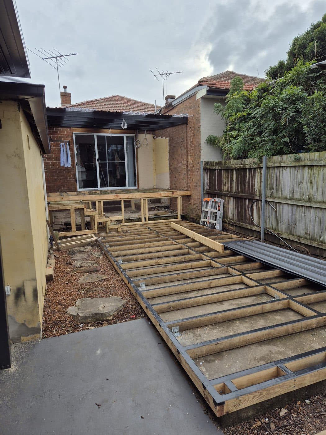 Chris's kitchen renovation — New deck